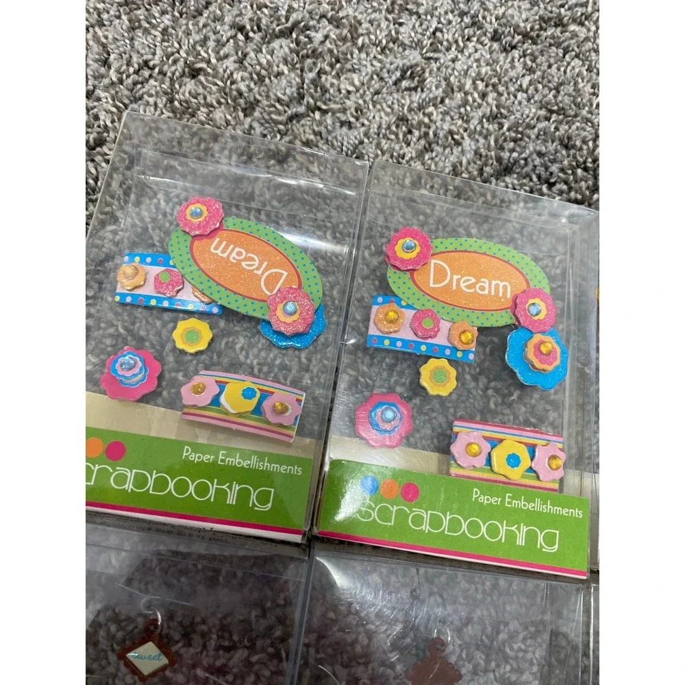 Scrapbooking‎ Embellishments, Fourth of July, Dream, Believe, charms